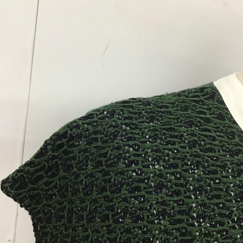 ジーナシス JEANASIS ワンピース ミニスカート JS064051SB FREE 無地 白 / ホワイト / X 緑 / グリーン /  レディース USED 古着 中古 10111438