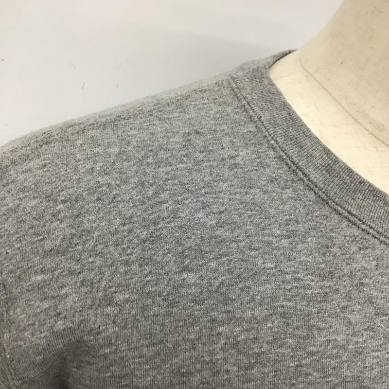 アヴィレックス AVIREX トレーナー 長袖 6193586 スウェット 裏起毛 XL ロゴ、文字 灰 / グレー /  メンズ USED 古着 中古 10121295