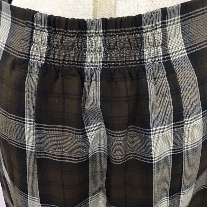 ローリーズファーム LOWRYS FARM スカート ロングスカート LF522045AD マーメイドスカート FREE チェック 茶 / ブラウン /  レディース USED 古着 中古 10125002