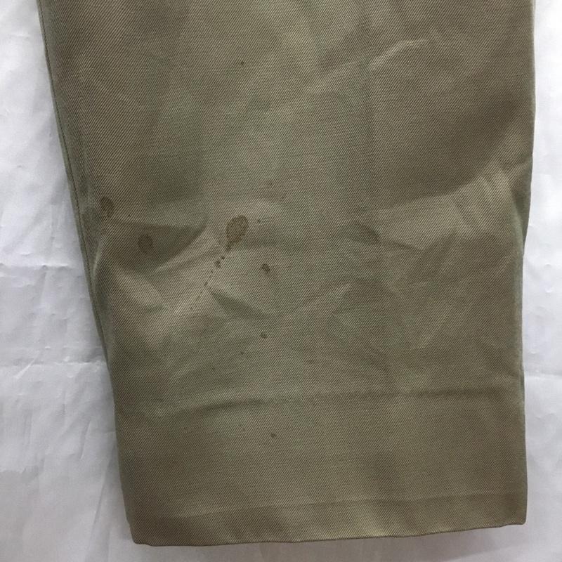 バーバリーズ BURBERRYS パンツ スラックス スラックスパンツ ワイドパンツ カジュアルパンツ 無地 ダークブラウン / ダークブラウン /  メンズ USED 古着 中古 10119418