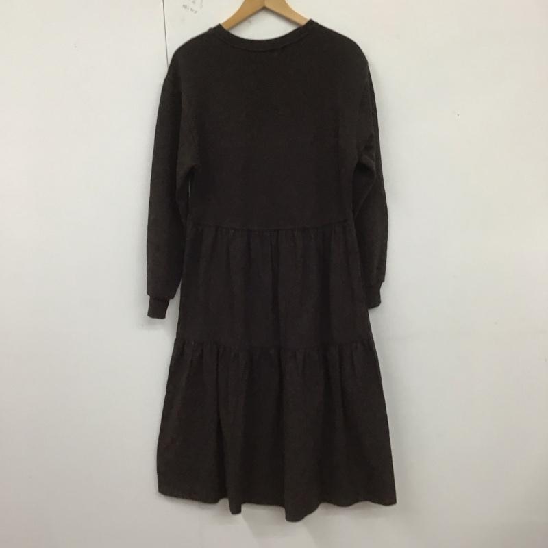 ザラ ZARA ワンピース ロングスカート S 無地 茶 / ブラウン /  レディース USED 古着 中古 10124799