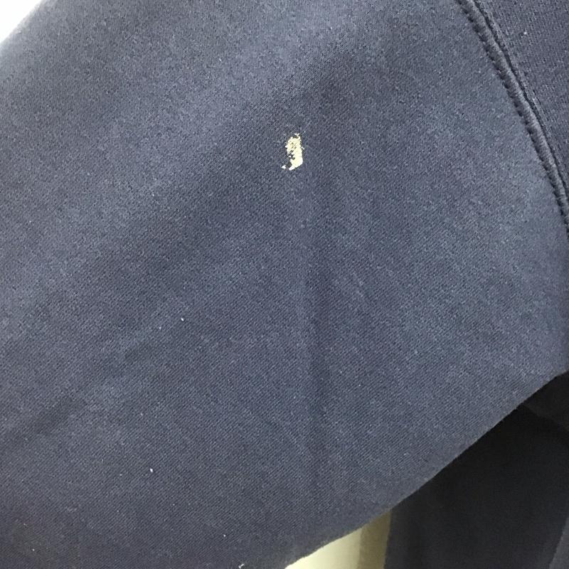 ハーレーダビッドソン Harley-Davidson トレーナー 長袖 長袖トレーナー スウェット クルーネック リブスウェットカットソー 古着 プリント 紺 / ネイビー /  メンズ USED 古着 中古 10124698