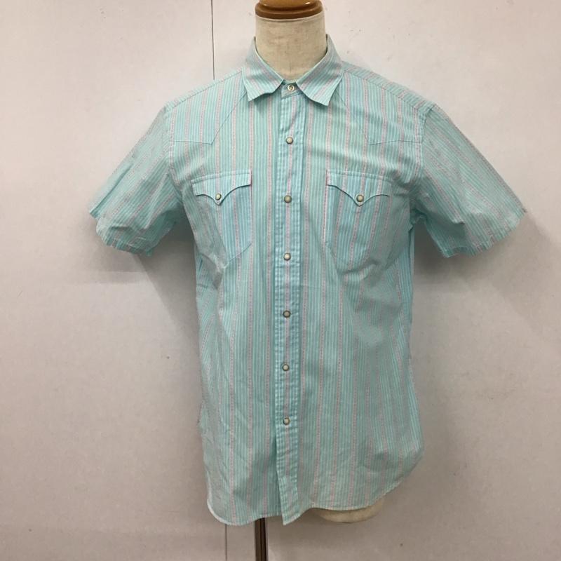 ポロバイラルフローレン Polo by RALPH LAUREN シャツ、ブラウス 半袖 半袖シャツ カラーシャツ 半袖カットソー ストライプシャツ L ストライプ マルチカラー / マルチカラー /  メンズ USED 古着 中古 10112799