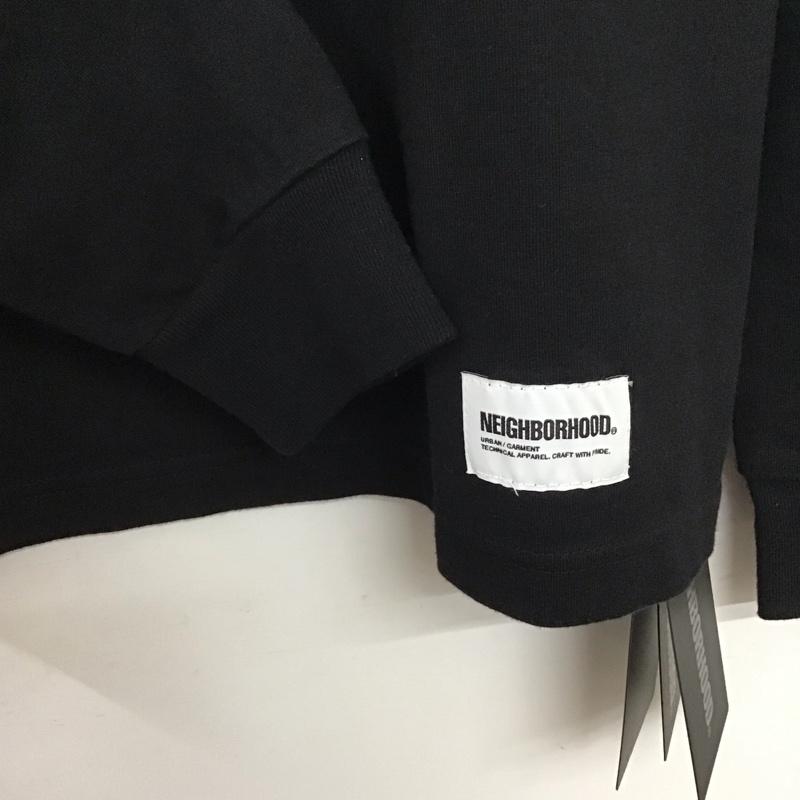ネイバーフッド NEIGHBORHOOD カットソー 長袖 241fpnh-csm05 長袖Tシャツ クルーネックカットソー M ロゴ、文字 黒 / ブラック /  メンズ USED 古着 中古 10132287