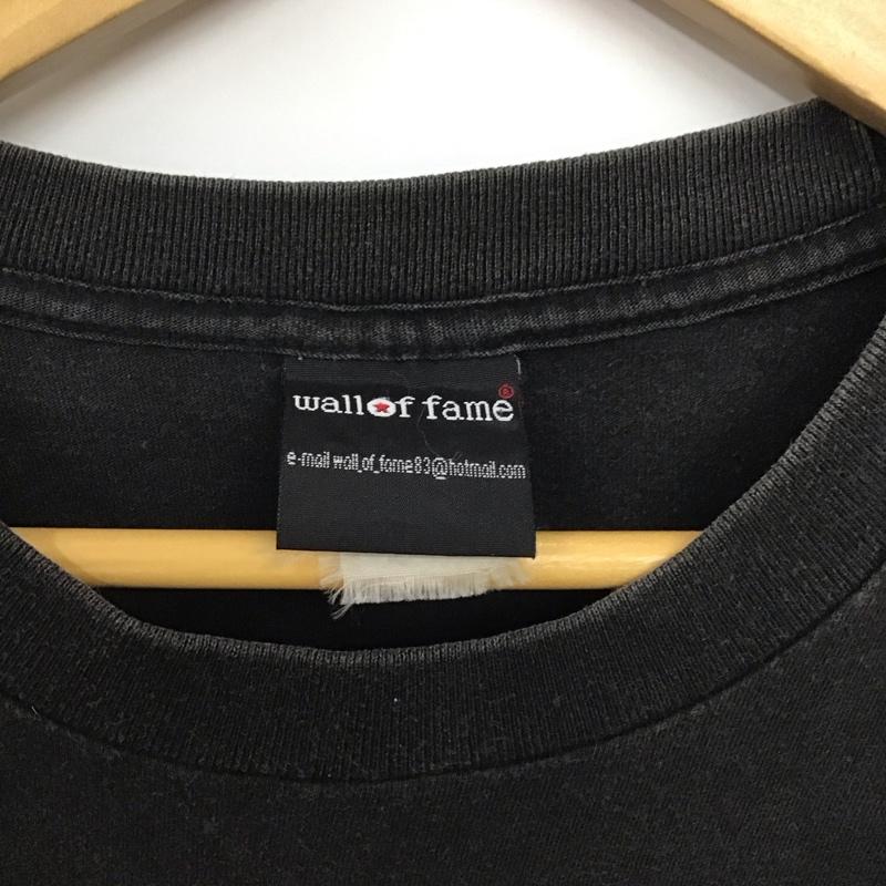 古着 USED Tシャツ 半袖 半袖カットソー プリントTシャツ クルーネックカットソー walloffame プリント 黒 / ブラック /  メンズ USED 古着 中古 10134560