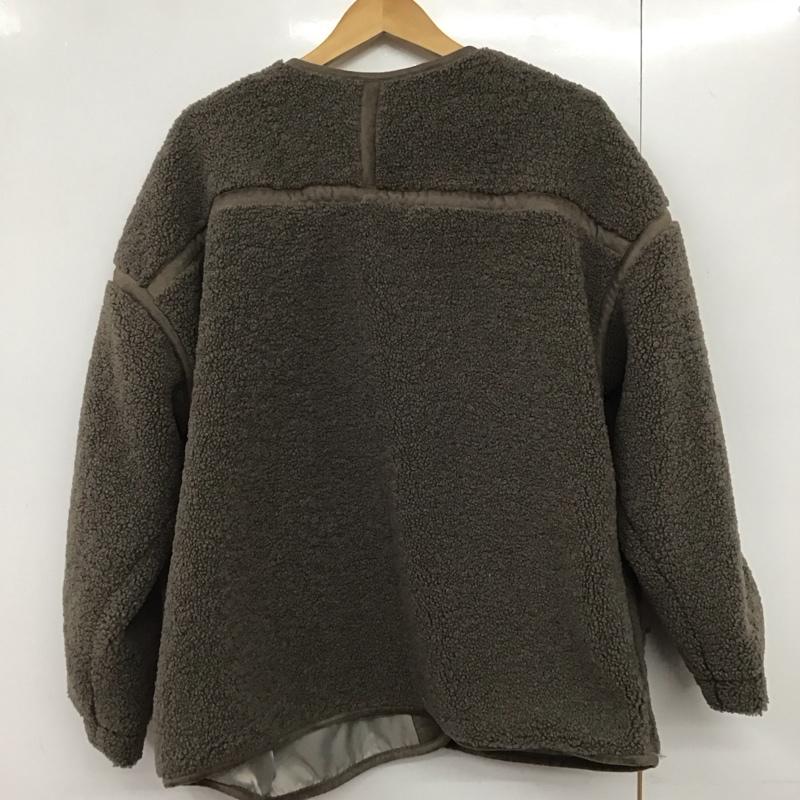 ローリーズファーム LOWRYS FARM ジャケット、上着 ジャンパー、ブルゾン ボアジャケット FREE 無地 茶 / ブラウン /  レディース USED 古着 中古 10143000