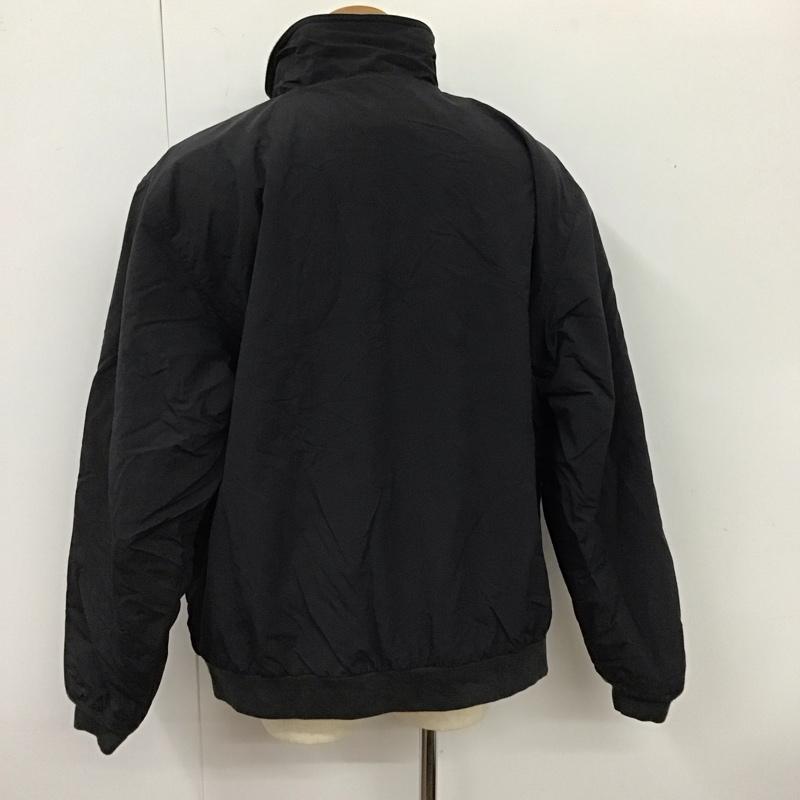 エルエルビーン L.L.Bean ジャケット、上着 ジャンパー、ブルゾン ジップアップジャケット ジャンパー ジャケット カジュアルジャケット アウター 裏起毛 XXL ロゴ、文字 黒 / ブラック /  メンズ USED 古着 中古 10115264