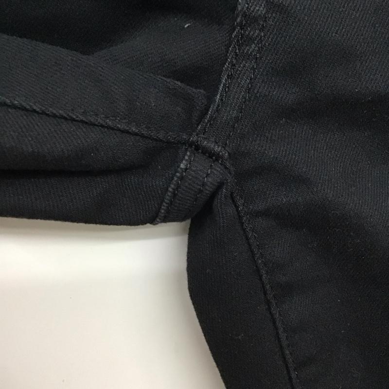 リーバイストラウスアンドコー Levi Strauss & co. パンツ デニム、ジーンズ デニムパンツ スリムパンツ カジュアルパンツ ストレッチパンツ 27インチ 無地 黒 / ブラック /  レディース USED 古着 中古 10146942