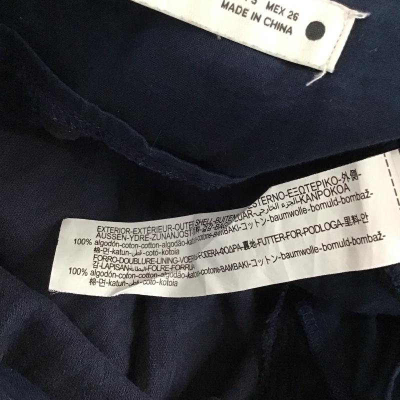 ザラ ZARA パンツ ワークパンツ、ペインターパンツ コーデュロイパンツ ワイドパンツ ストレートパンツ カジュアルパンツ S 無地 紺 / ネイビー /  レディース USED 古着 中古 10122543