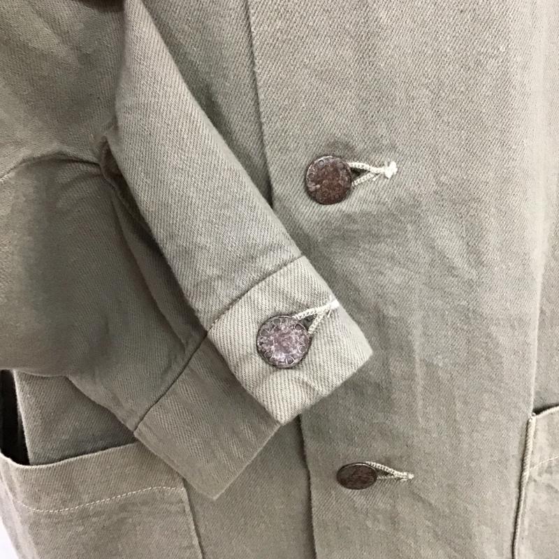 デヴォア DEVOA ジャケット、上着 ジャケット、ブレザー コットン ノーカラー 4 無地 ベージュ / ベージュ /  メンズ USED 古着 中古 10124957
