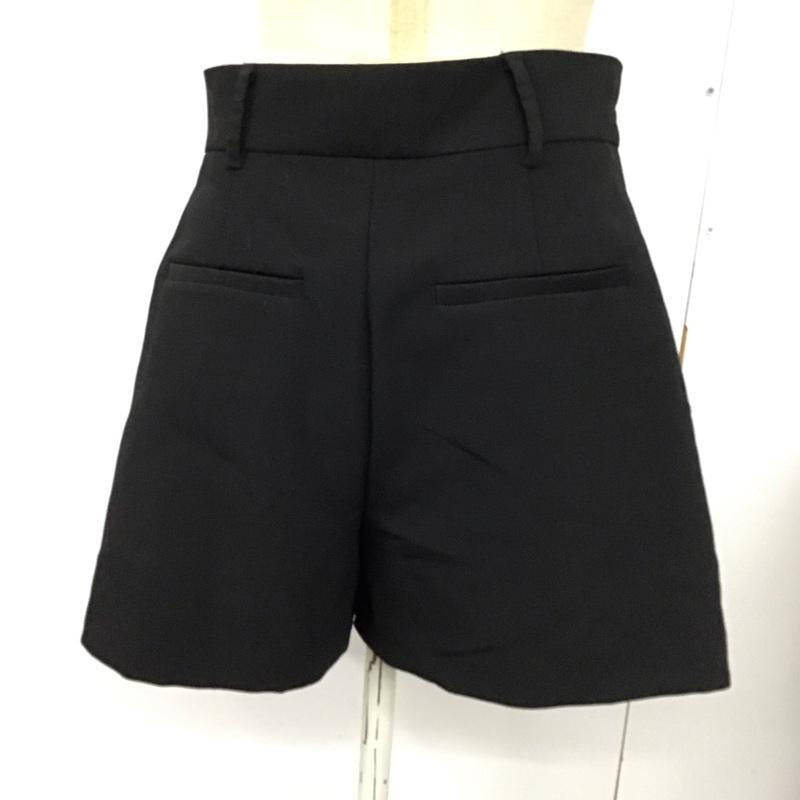 ザラ ZARA パンツ ショートパンツ 7149 042 800 XS 無地 黒 / ブラック /  レディース USED 古着 中古 10115339