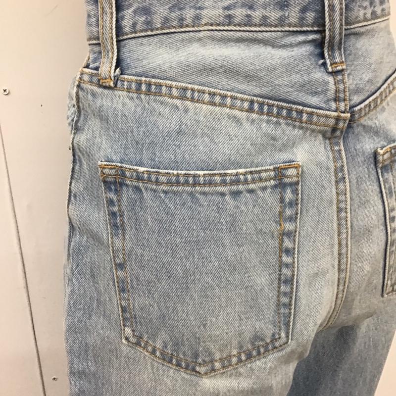 アズールバイマウジー AZUL BY MOUSSY パンツ デニム、ジーンズ 250DSA11-336J HIGH WAIST DENIM STRAIGHT S 無地 水色 / ライトブルー /  レディース USED 古着 中古 10120017