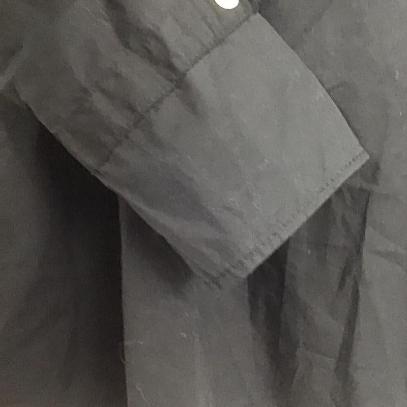 ザラ ZARA シャツ、ブラウス 長袖 長袖シャツ 無地シャツ ヘンリーネック S 無地 黒 / ブラック /  レディース USED 古着 中古 10142675