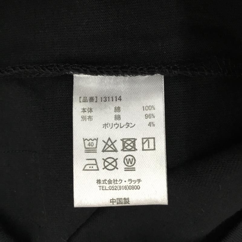 パブリュクス PUBLUX Tシャツ 半袖 半袖カットソー プリントTシャツ クルーネックカットソー L プリント 黒 / ブラック /  メンズ USED 古着 中古 10114045