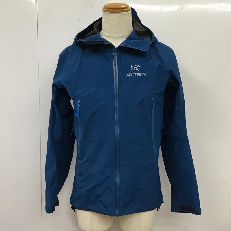 アークテリクス ARC TERYX ジャケット、上着 ジャンパー、ブルゾン 11625-7-ss000691-1/4 マウンテンパーカ ジップアップジャケット ジャンパー XS ロゴ、文字 青 / ブルー /  メンズ USED 古着 中古 10118085
