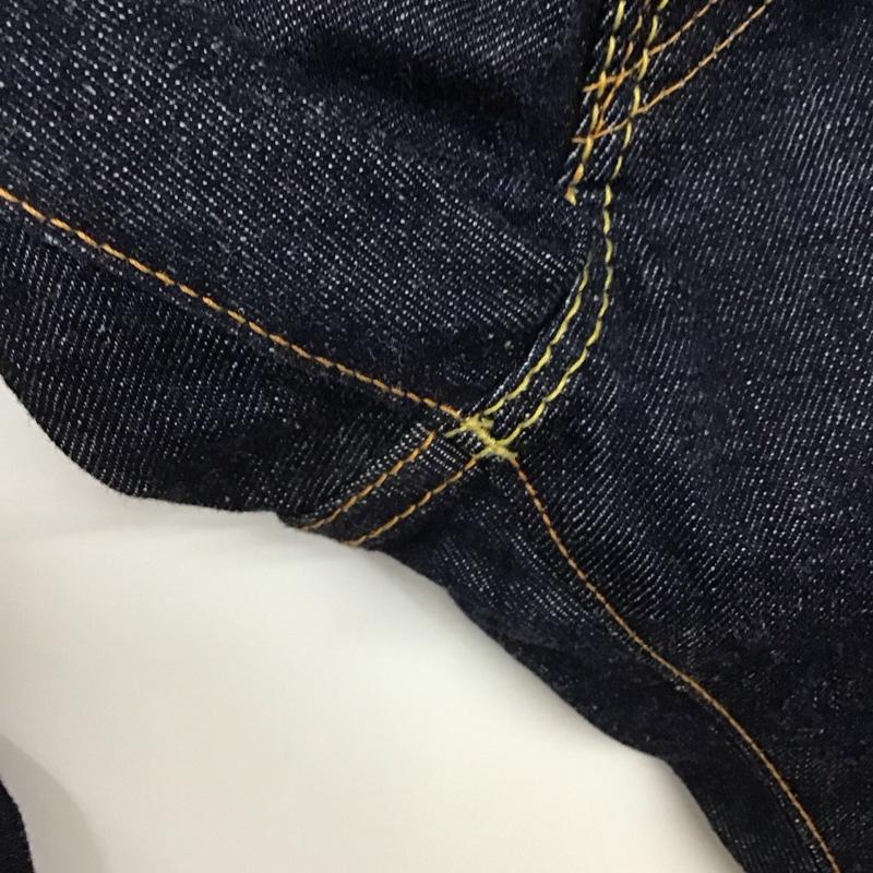 ゴーウエスト GOWEST パンツ デニム、ジーンズ デニムパンツ ワイドパンツ カジュアルパンツ 32インチ 無地 インディゴ / インディゴ /  メンズ USED 古着 中古 10125808