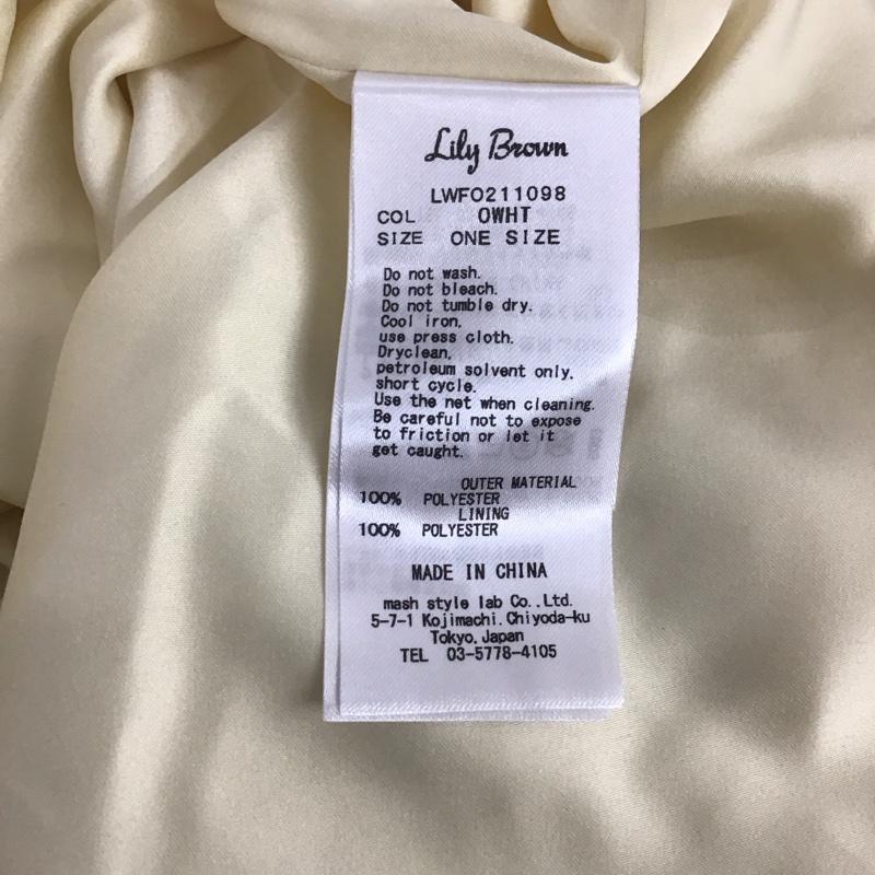 リリー ブラウン Lily Brown ワンピース ロングスカート LWF0211098 tulipワンピース ロングワンピース 半袖ロングワンピース FREE プリント ベージュ / ベージュ /  レディース USED 古着 中古 10136001