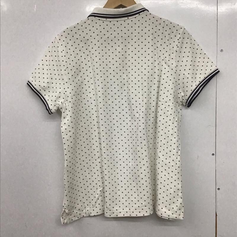 エルエルビーン L.L.Bean ポロシャツ 半袖 L ドット 白 / ホワイト /  レディース USED 古着 中古 10146310