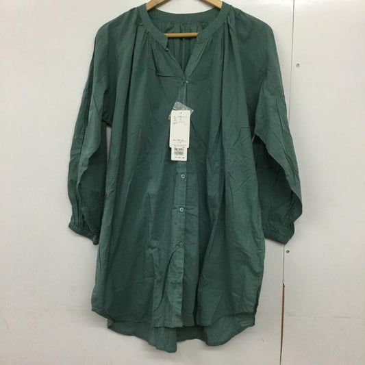 サマンサモスモス Samansa Mos2 シャツ、ブラウス 長袖 1708882 ボリュームギャザーブラウス タグ付き FREE 無地 緑 / グリーン /  レディース USED 古着 中古 10144663