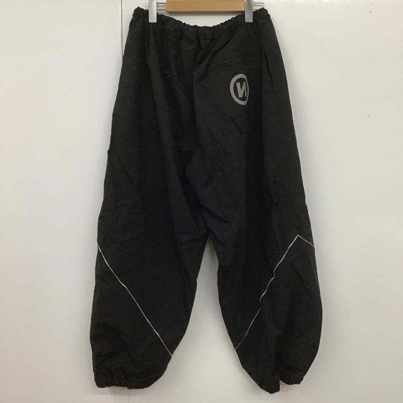 ナインティナインティ 9090 ボトムス ボトムス NN1329 N Logo Pants 裏メッシュ ロゴパンツ L ロゴ、文字 黒 / ブラック /  メンズ USED 古着 中古 10107052