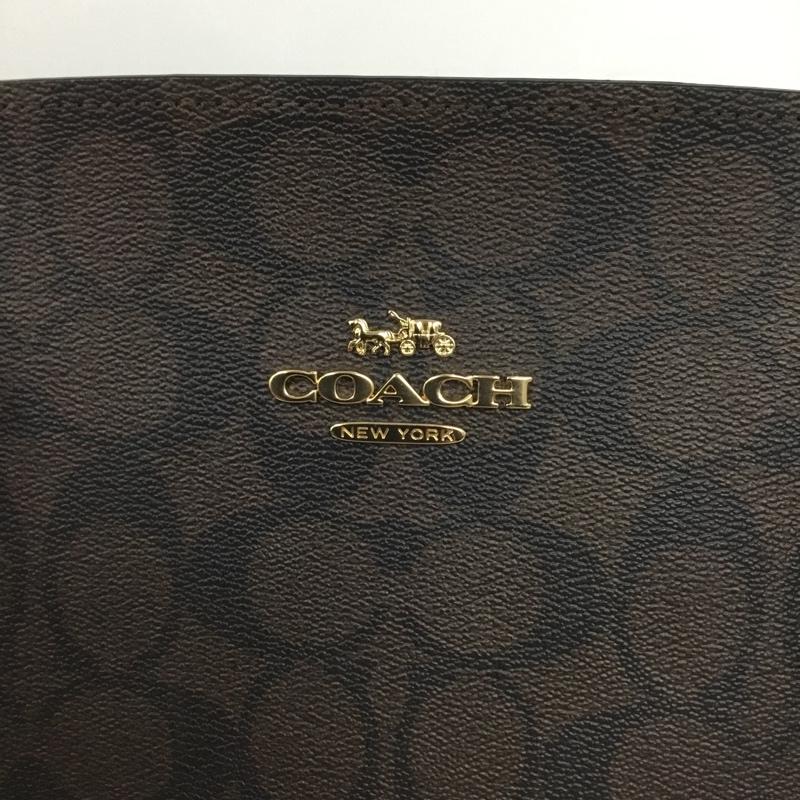 コーチ COACH トートバッグ トートバッグ C4075 シグネチャー ショルダー ロゴ、文字 茶 / ブラウン /  レディース USED 古着 中古 10131945