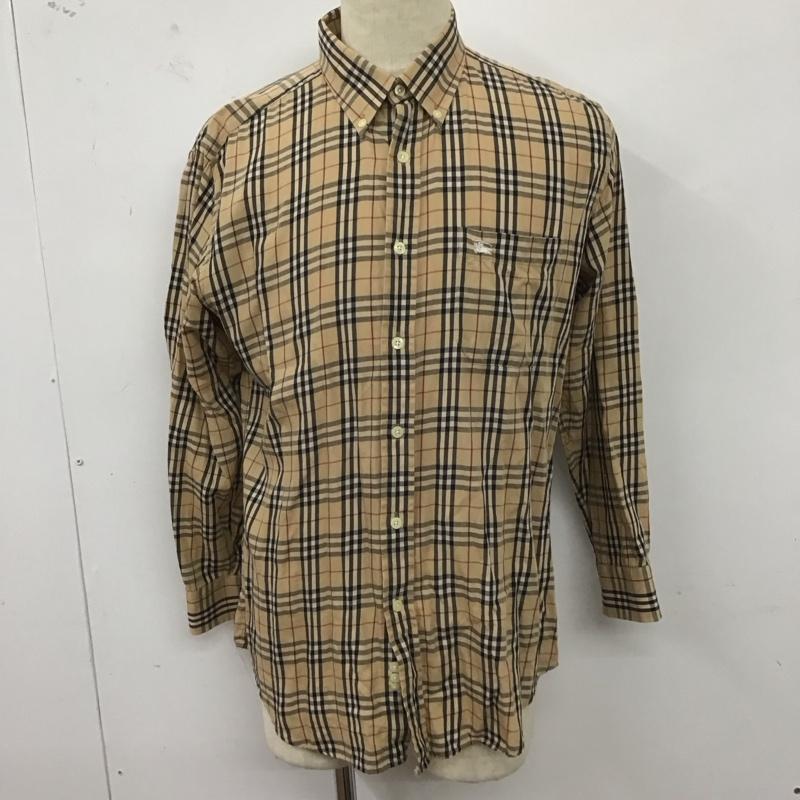 バーバリーロンドン Burberry London シャツ、ブラウス 長袖 長袖シャツ カラーシャツ ポケットシャツ 長袖カットソー チェックシャツ M チェック マルチカラー / マルチカラー /  メンズ USED 古着 中古 10124706