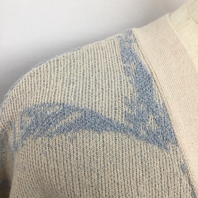 ジーナシス JEANASIS カーディガン 長袖 長袖カーディガン 前ボタン ニットカーディガン FREE 総柄 マルチカラー / マルチカラー /  レディース USED 古着 中古 10126414
