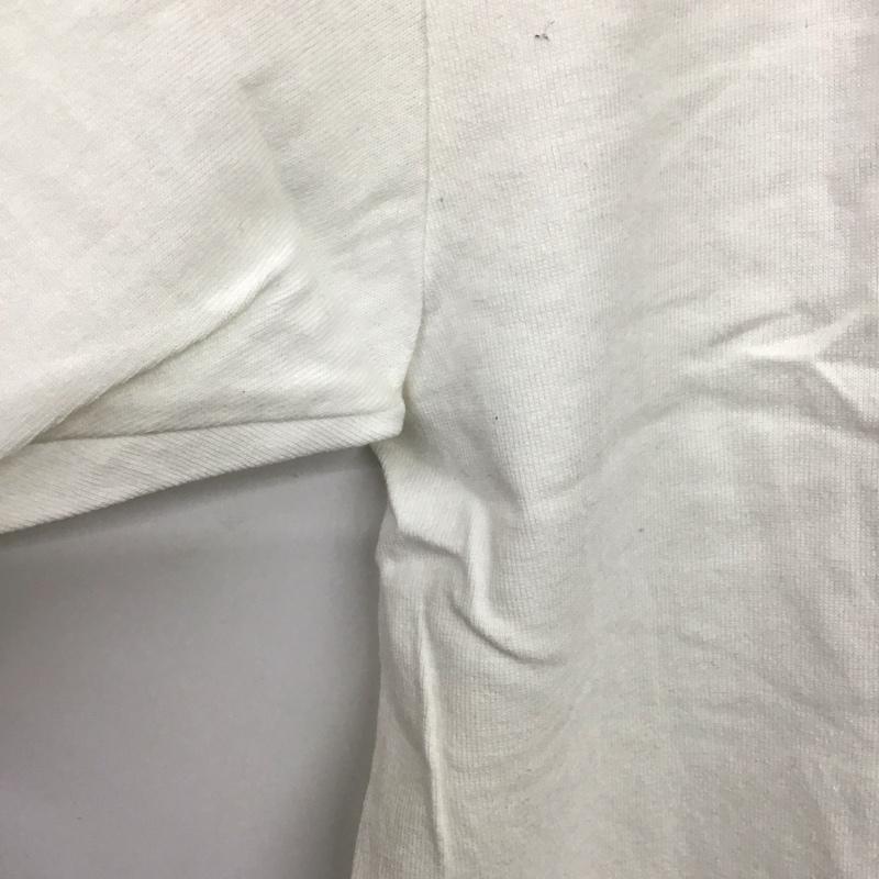 ベイプ BAPE Tシャツ 半袖 半袖カットソー プリントTシャツ クルーネックカットソー L プリント 白 / ホワイト /  メンズ USED 古着 中古 10141376