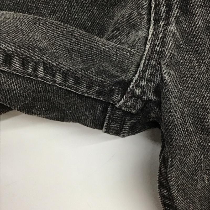 リーバイストラウスアンドコー Levi Strauss & co. パンツ デニム、ジーンズ デニムパンツ ワイドパンツ カジュアルパンツ 39インチ 無地 黒 / ブラック /  メンズ USED 古着 中古 10142339