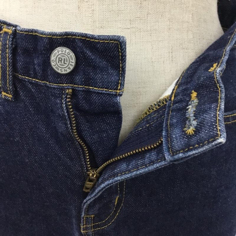 ラルフローレン RALPHLAUREN スカート ミニスカート デニムスカート ミニスカート カジュアルスカート 0 無地 インディゴ / インディゴ /  レディース USED 古着 中古 10110109