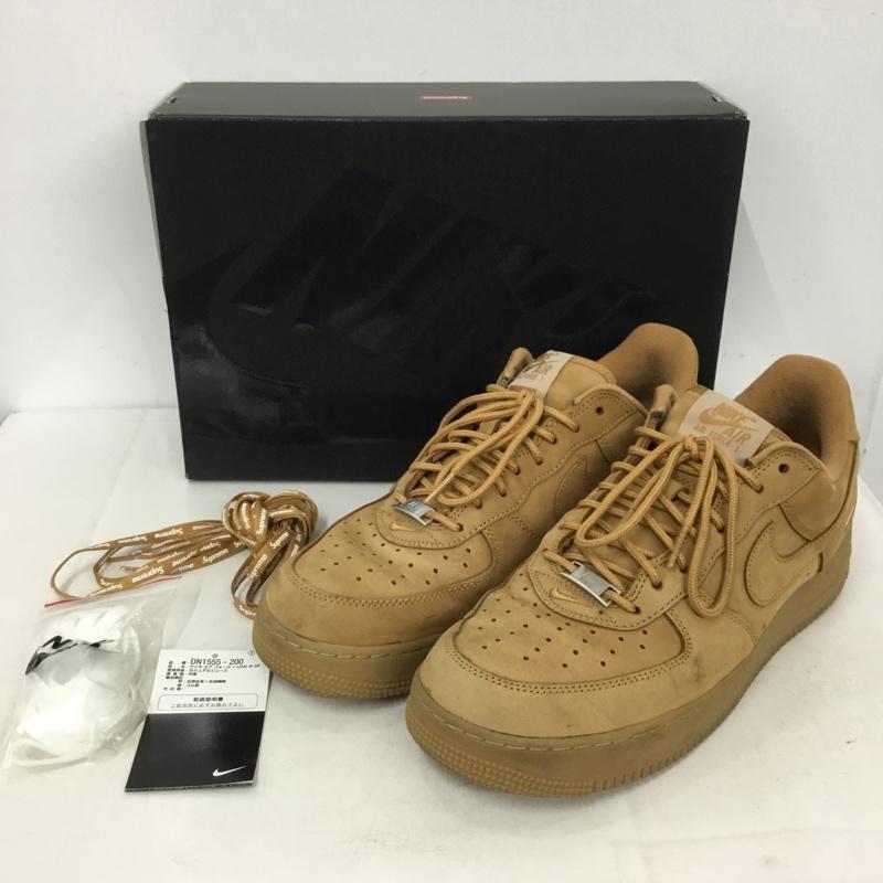 ナイキ NIKE スニーカー スニーカー DN1555-200 AIR FORCE 1 LOW W SUPREME 21AW 21FW 28.5cm 箱有 28.5cm ロゴ、文字 キャメル / キャメル /  メンズ USED 古着 中古 10143965