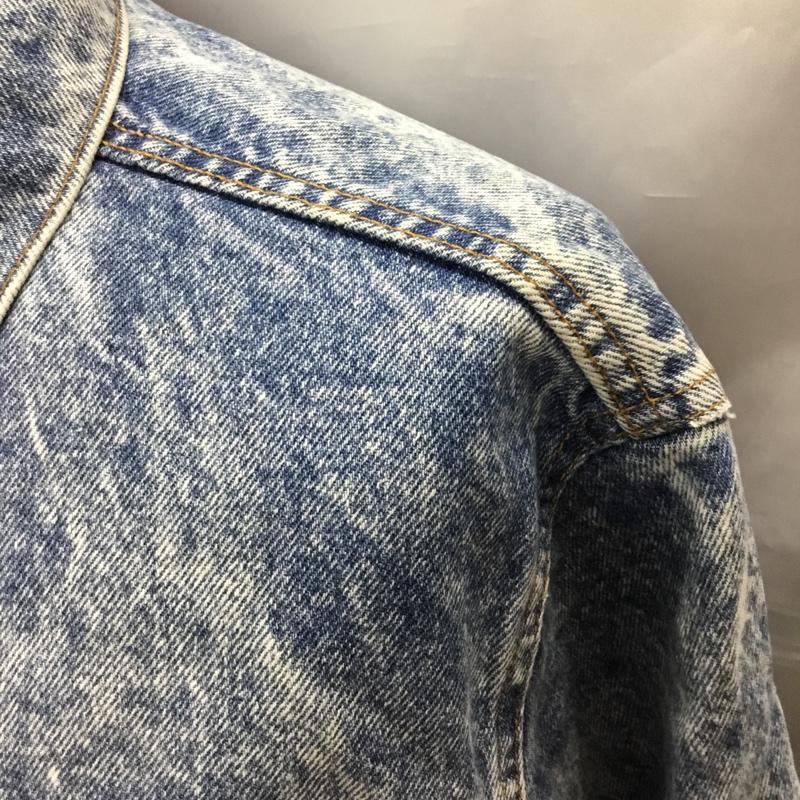 リーバイストラウスアンドコー Levi Strauss & co. ジャケット、上着 ジャケット、ブレザー デニムジャケット カラージャケット 長袖ジャケット ブルゾン Gジャン L 無地 インディゴ / インディゴ /  メンズ USED 古着 中古 10115231