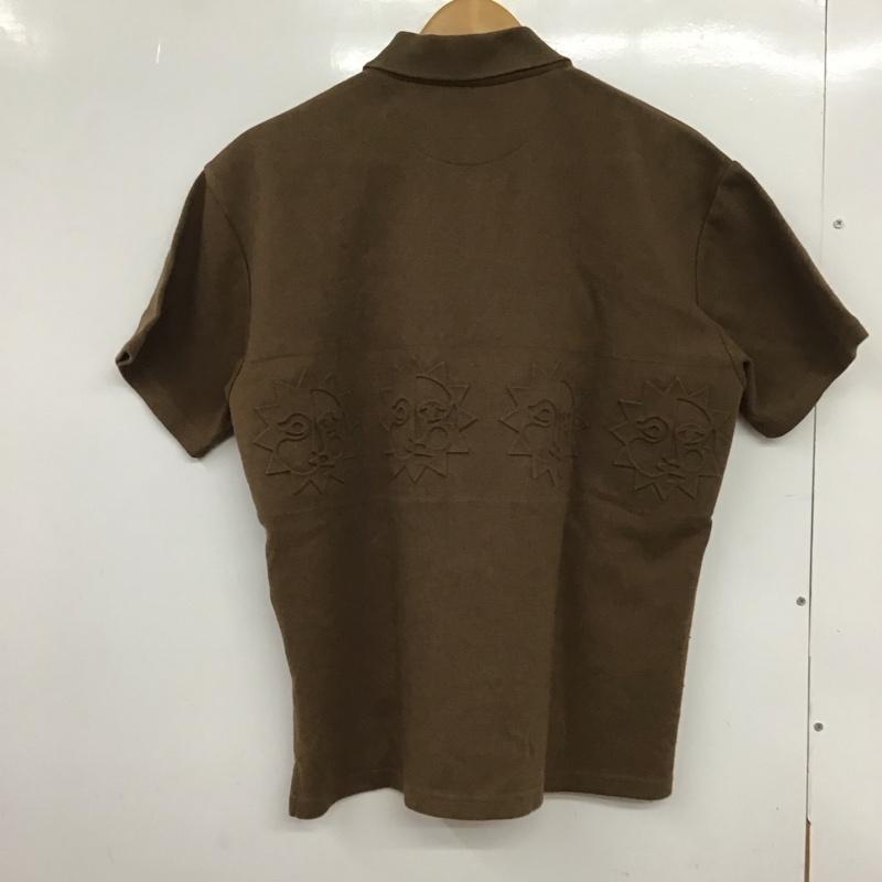 ハフ HUF ポロシャツ 半袖 半袖ポロシャツ 半袖カットソー カラーシャツ S ロゴ、文字 茶 / ブラウン /  メンズ USED 古着 中古 10130125