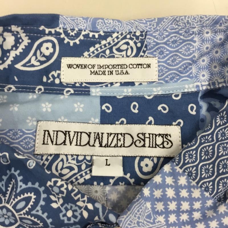 インディビジュアライズドシャツ INDIVIDUALIZED SHIRTS シャツ、ブラウス 半袖 L  マルチカラー / マルチカラー /  メンズ USED 古着 中古 10108878