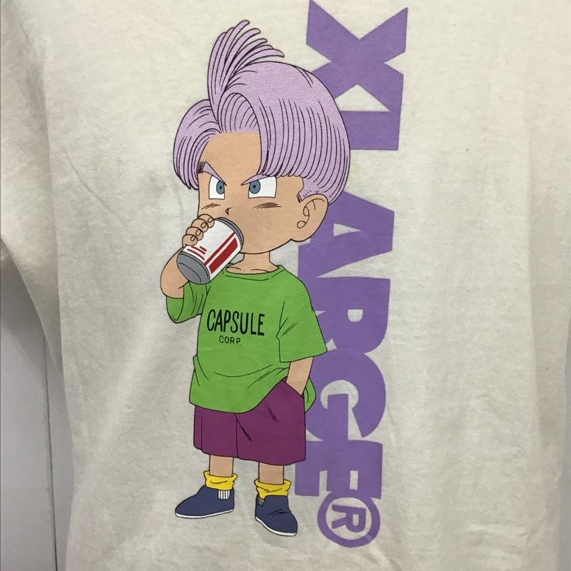 エクストララージ XLARGE Tシャツ 半袖 半袖カットソー プリントTシャツ クルーネックカットソー L プリント 白 / ホワイト /  メンズ USED 古着 中古 10115612