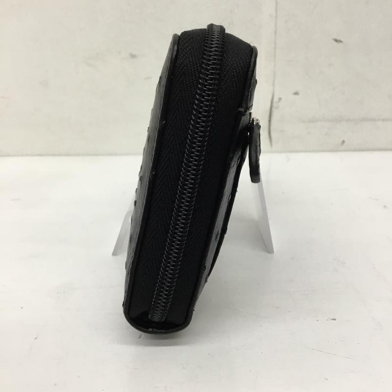 オーストリッチ ostrich 財布 長財布 松屋銀座　オーストリッチ  黒 / ブラック /  レディース USED 古着 中古 10140920
