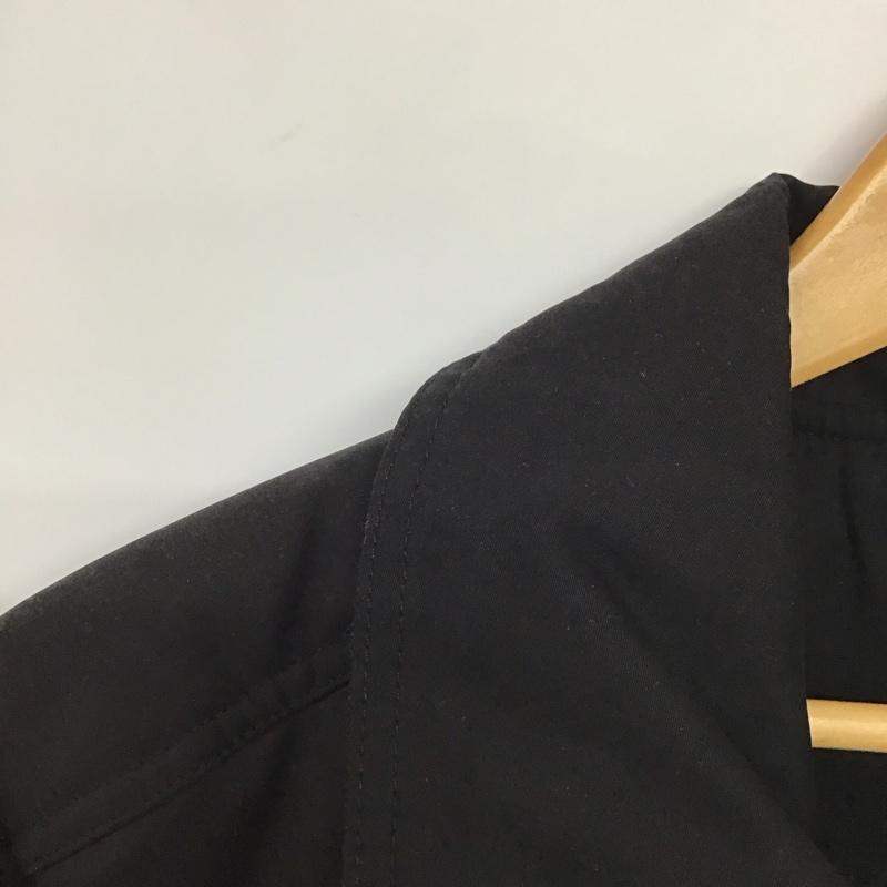 ザラ ZARA ジャケット、上着 ジャンパー、ブルゾン ジップアップジャケット アウター カラージャケット L 無地 黒 / ブラック /  メンズ USED 古着 中古 10144274