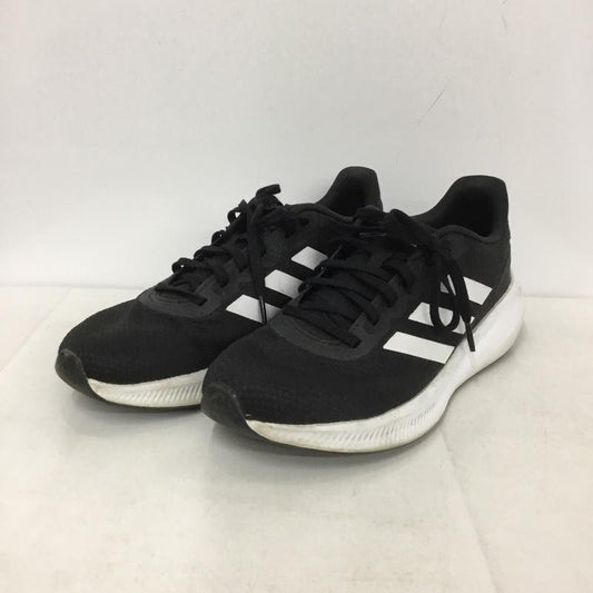 アディダス adidas スニーカー スニーカー HQ3790 CORERUNNER 3 27cm 27.0cm ワンポイント 黒 / ブラック / X 白 / ホワイト /  メンズ USED 古着 中古 10138541