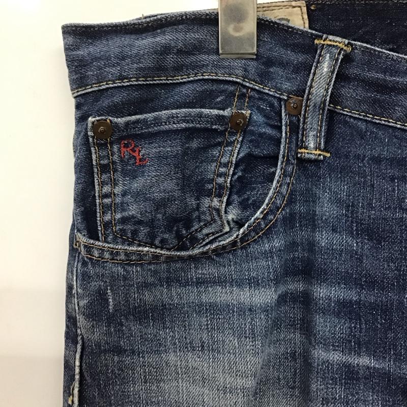ポロラルフローレン POLO RALPH LAUREN パンツ デニム、ジーンズ デニムパンツ スリムパンツ カジュアルパンツ ストレッチパンツ 30インチ 無地 インディゴ / インディゴ /  メンズ USED 古着 中古 10143378