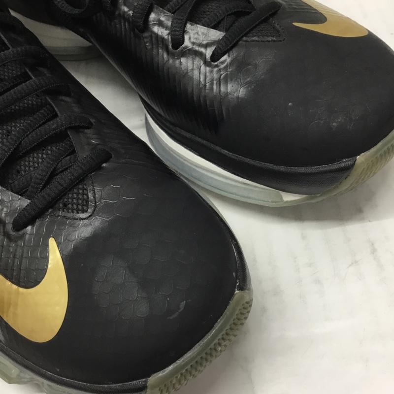 ナイキ NIKE スニーカー スニーカー 835615-071 KD 8 ELITE EP 28.5cm 箱有 ケビンデュライト 28.5cm ワンポイント 黒 / ブラック / X 金 / ゴールド /  メンズ USED 古着 中古 10107871