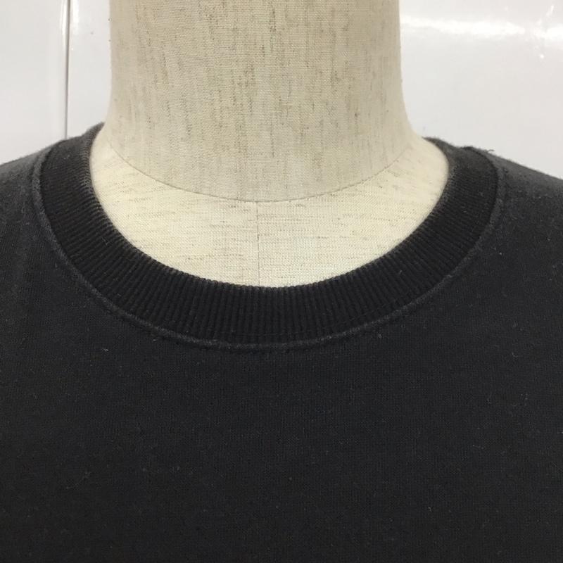 オーワイ OY Tシャツ 半袖 バックファスナー クルーネック ロゴ、文字 黒 / ブラック /  メンズ USED 古着 中古 10109754