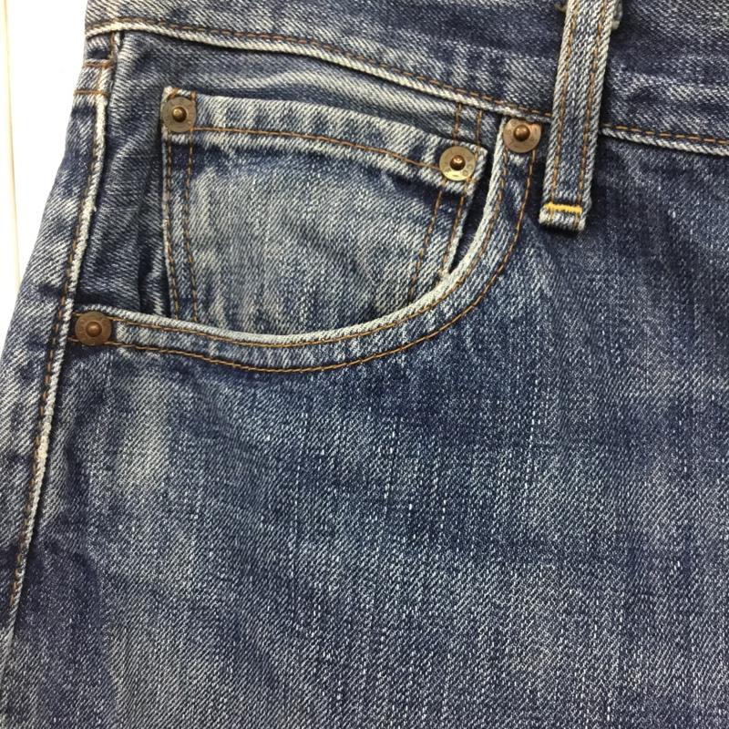 リーバイストラウスアンドコー Levi Strauss & co. パンツ デニム、ジーンズ デニムパンツ ストレートパンツ ワイドパンツ カジュアルパンツ 31インチ 無地 インディゴ / インディゴ /  メンズ USED 古着 中古 10120469