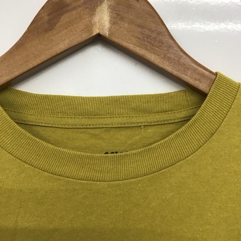 ニコアンド niko and... カットソー 長袖 長袖カットソー プリントカットソー クルーネック FREE プリント マスタード / マスタード /  レディース USED 古着 中古 10142490