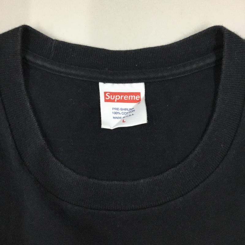 シュプリーム Supreme Tシャツ 半袖 Dash Snow Tee 16AW L プリント 黒 / ブラック /  メンズ USED 古着 中古 10118951