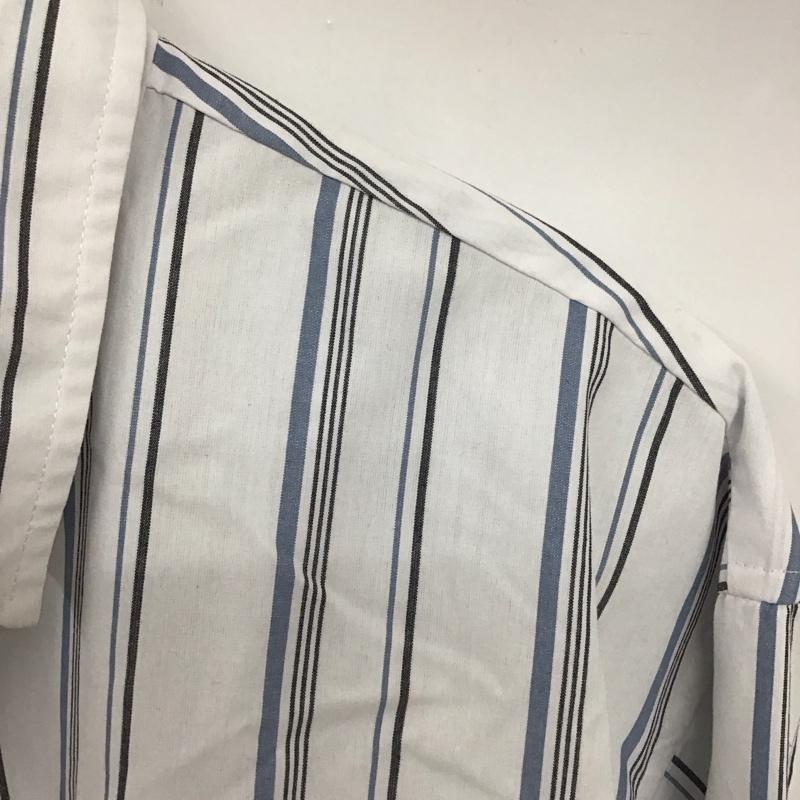 ビーミング バイ ビームス B:MING by BEAMS シャツ、ブラウス 長袖 長袖シャツ ストライプシャツ カラーシャツ L ストライプ 白 / ホワイト /  メンズ USED 古着 中古 10140317