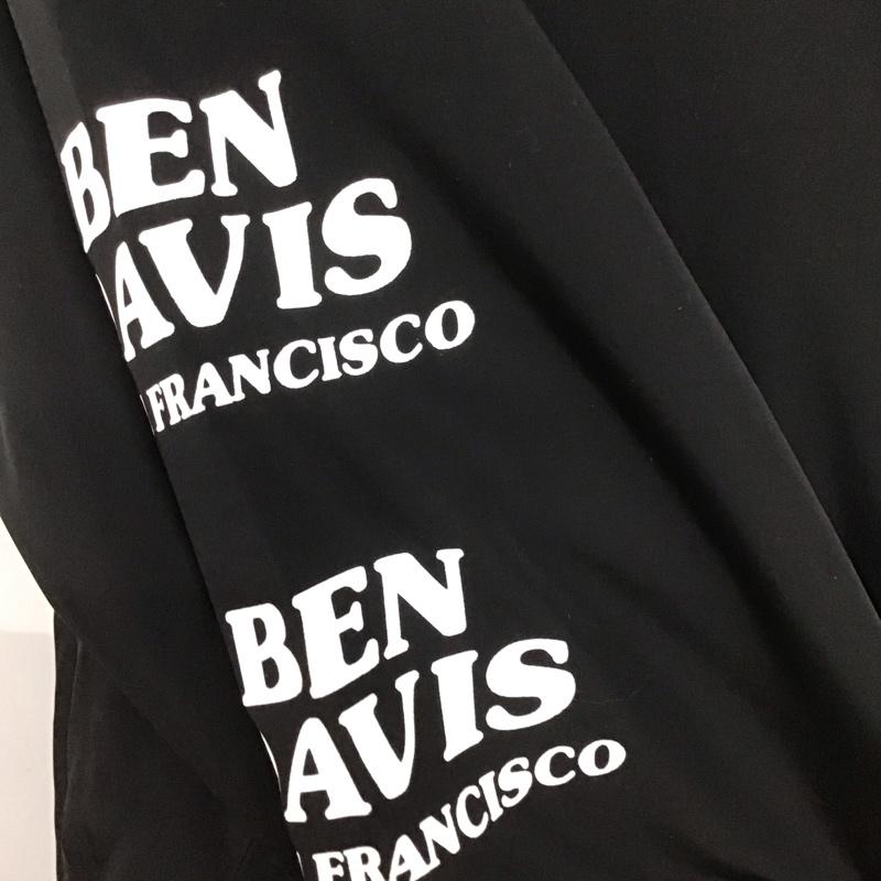 ベンデイビス BEN DAVIS ジャケット、上着 ジャケット、ブレザー G-9780015 SleeveLogoCoachesJKT ナイロンジャケット ベンチジャケット L ロゴ、文字 黒 / ブラック /  メンズ USED 古着 中古 10110728