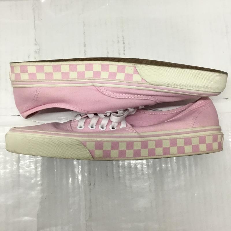 バンズ VANS スニーカー スニーカー 721277 26.5cm チェック 26.5cm ロゴ、文字 桃 / ピンク /  メンズ USED 古着 中古 10106528