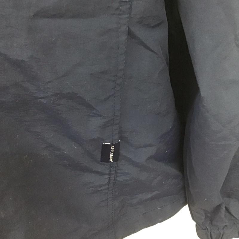 アップルバム APPLEBUM ジャケット、上着 ジャケット、ブレザー ハーフジップ ナイロン XL ロゴ、文字 紺 / ネイビー /  メンズ USED 古着 中古 10107983