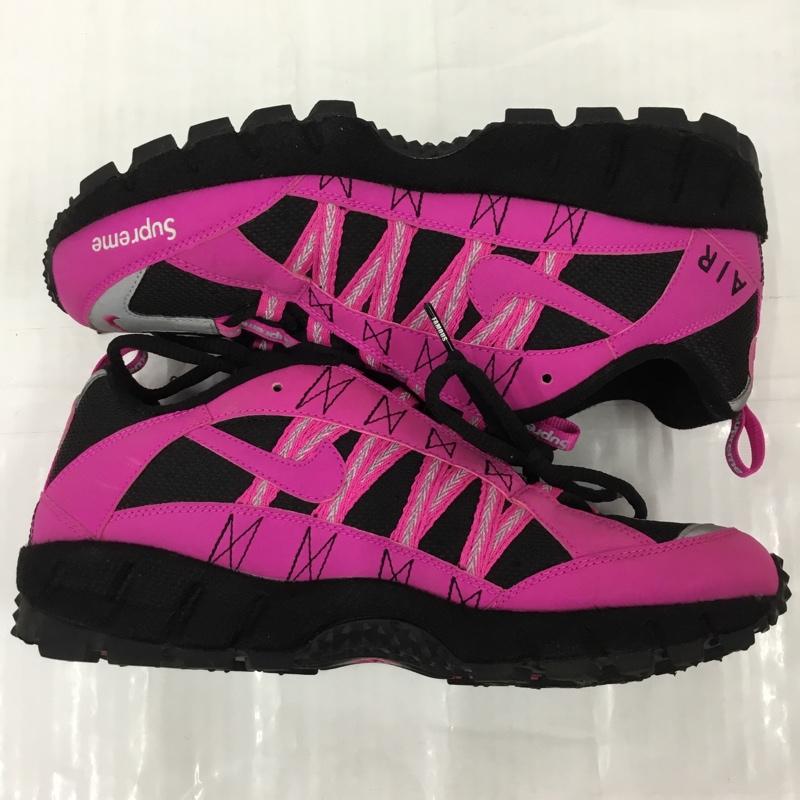 シュプリーム Supreme スニーカー スニーカー 924464-600 NIKE AIR HUMARA 17AW 27.5cm 箱有 27.5cm ロゴ、文字 黒 / ブラック / X 桃 / ピンク /  メンズ USED 古着 中古 10105710