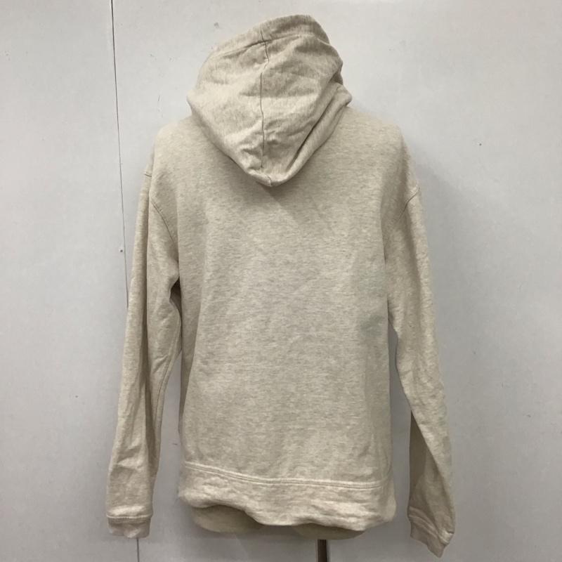 チャムス CHUMS パーカー 長袖 CH00-0646 裏起毛 プルオーバー L ロゴ、文字 アイボリー / アイボリー /  メンズ USED 古着 中古 10107926